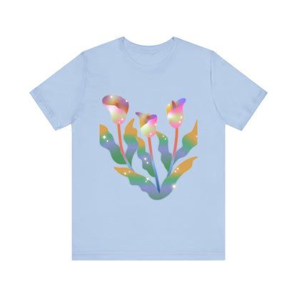 Psychedelic Flowers Short Sleeve T-Shirt