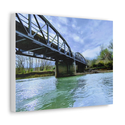 Old River Bridge Canvas Gallery Wraps - Eccentricity Emporium LLC