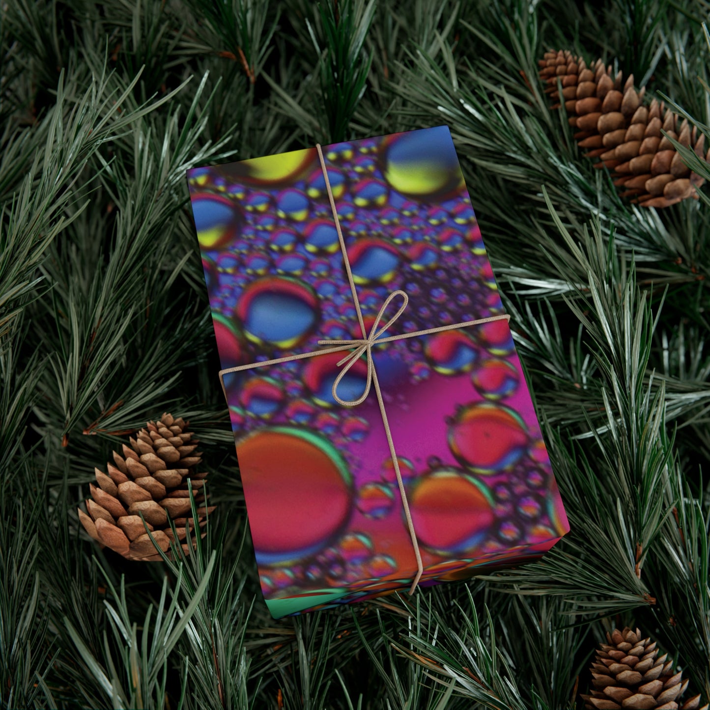 Psychedelic Bubbles Gift Wrap Papers