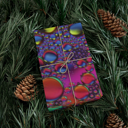 Psychedelic Bubbles Gift Wrap Papers