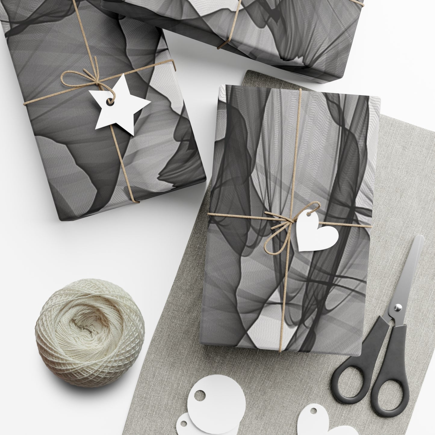 Abstract Mono Colors Gift Wrap Papers