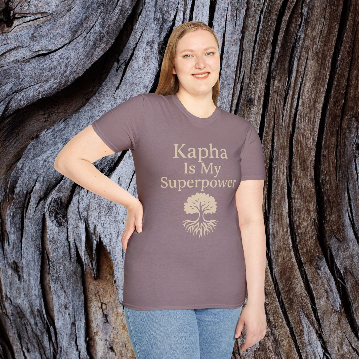 Kapha Is My Superpower – Grounded Elemental Tee
