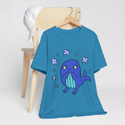 Lovey Dovey Whale Short Sleeve Tee