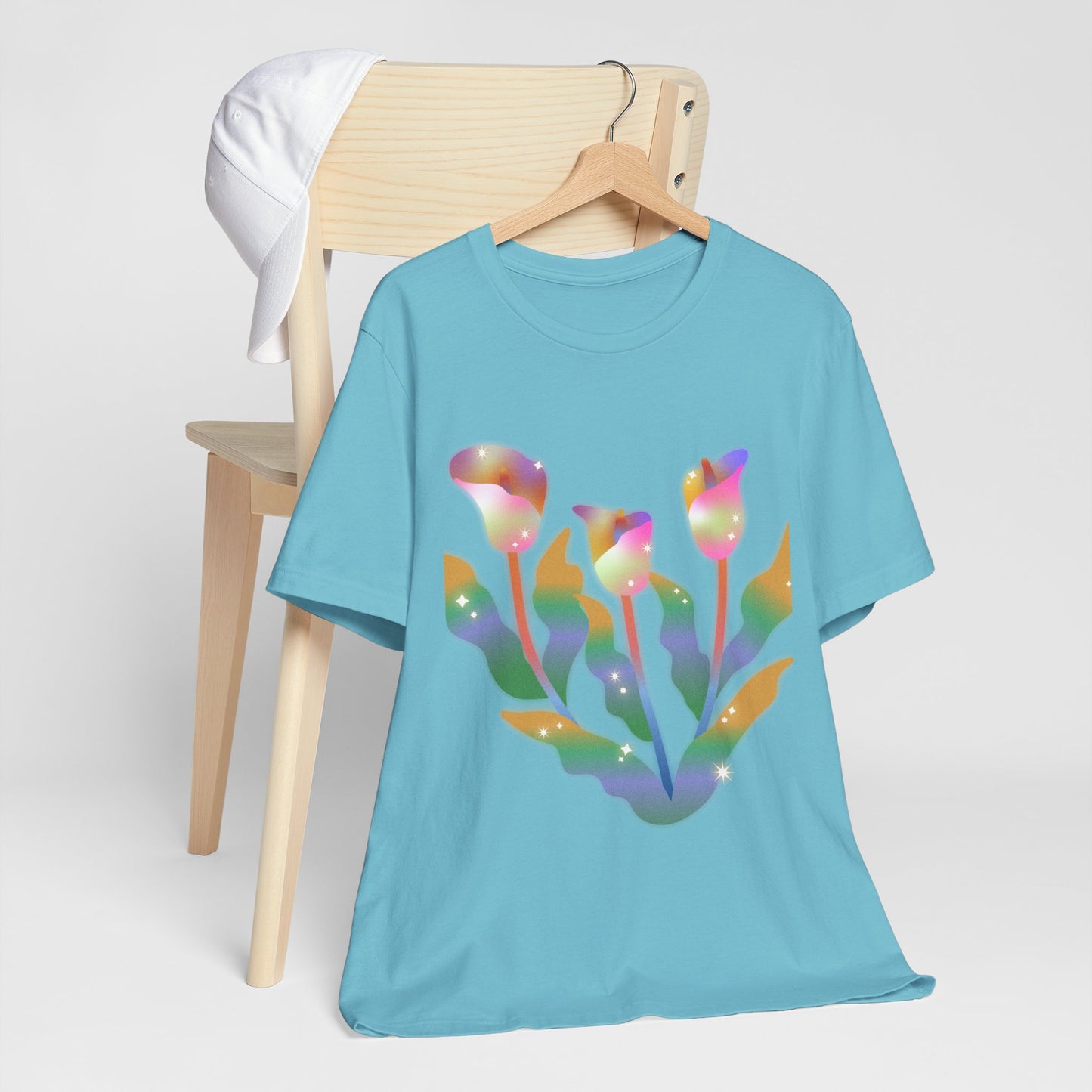 Psychedelic Flowers Short Sleeve T-Shirt