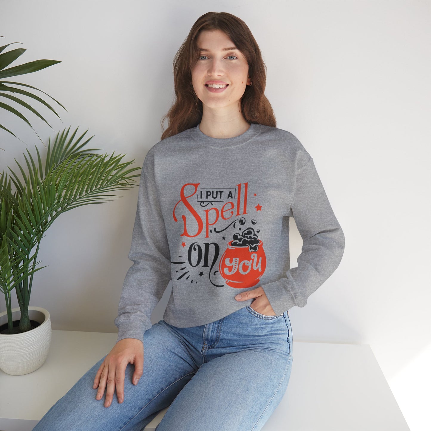I Put A Spell on You Unisex Heavy Blend™ Crewneck Sweatshirt