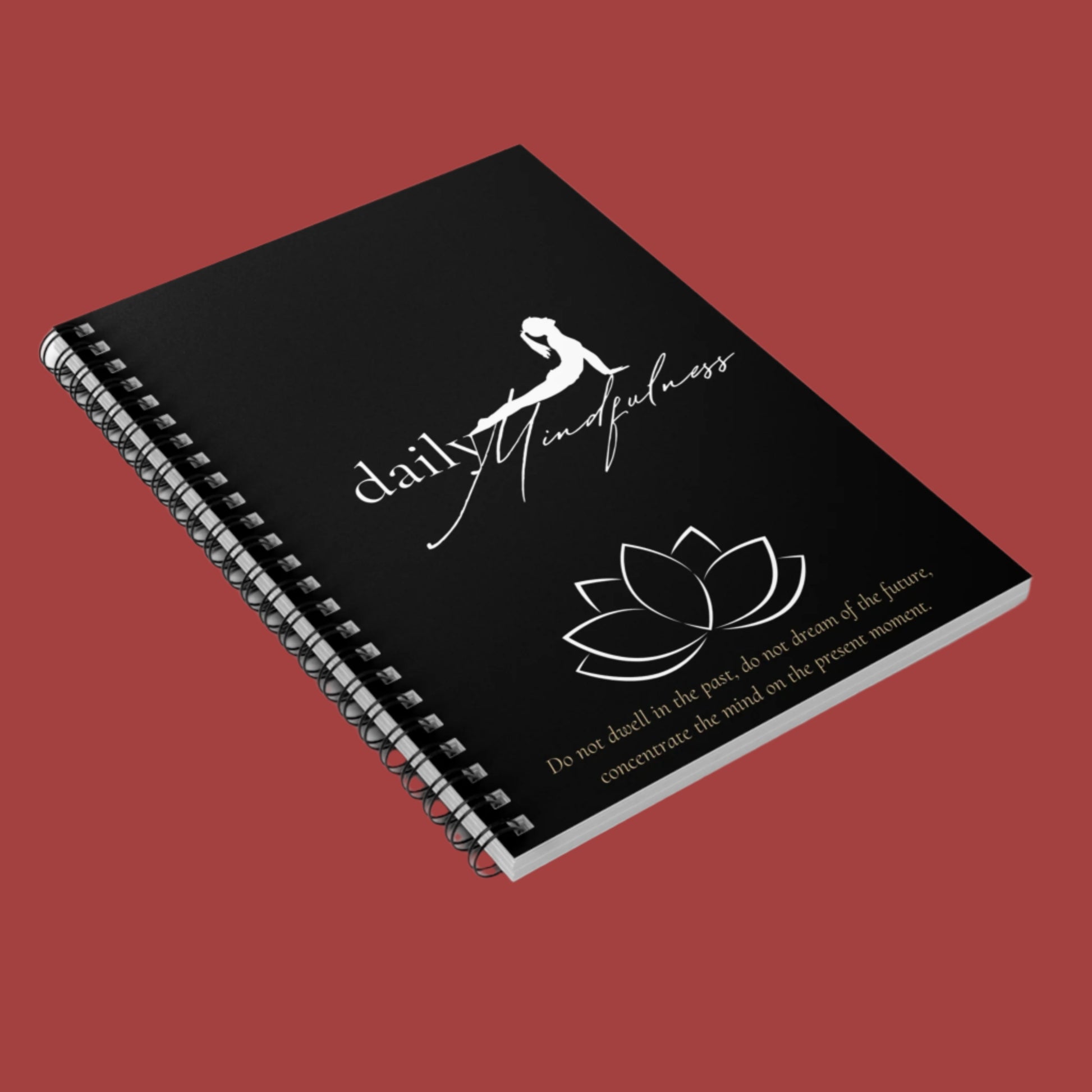 Daily Mindfulness Spiral Notebook - Ruled Line - Eccentricity Emporium LLC