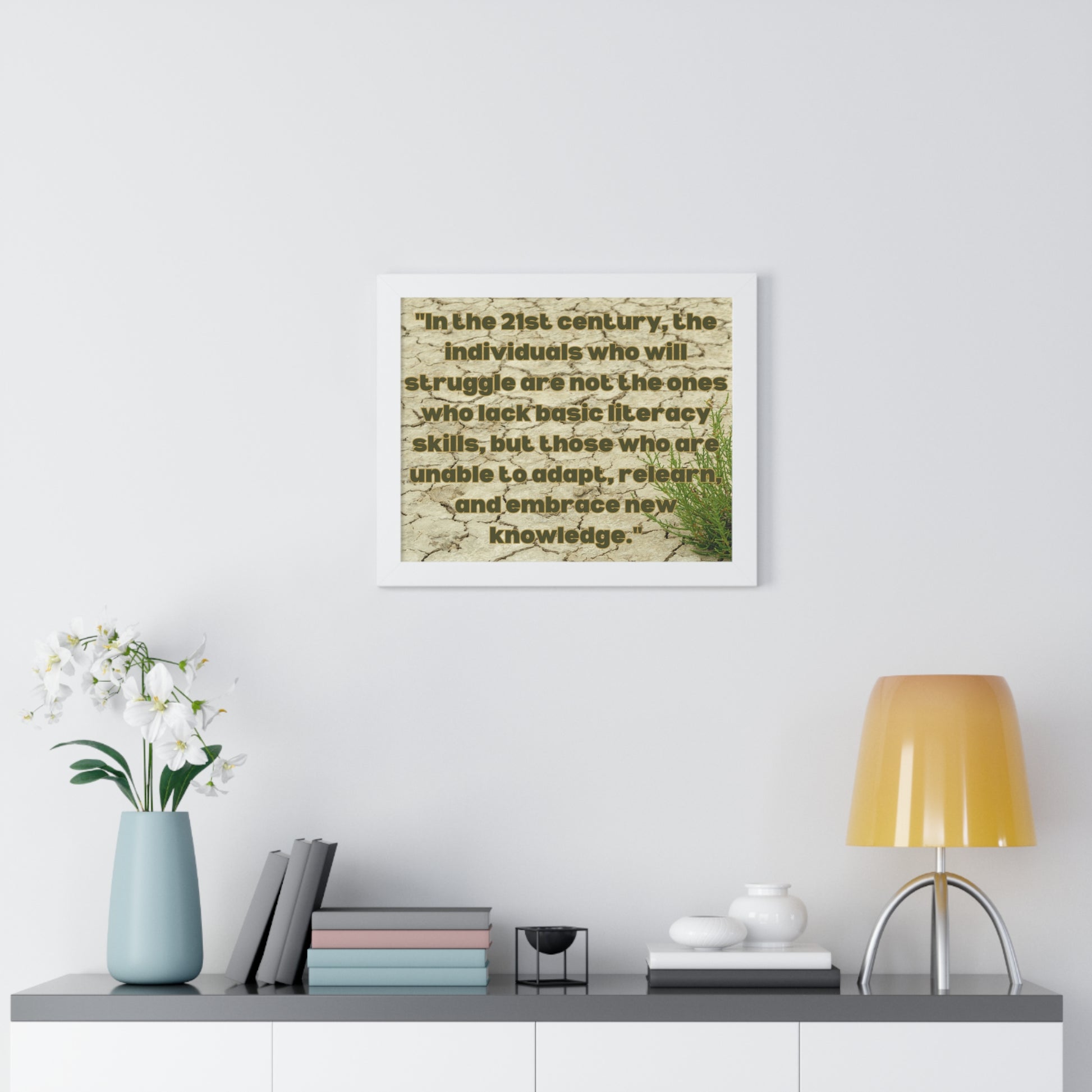 21st century Framed Horizontal Poster - Eccentricity Emporium LLC