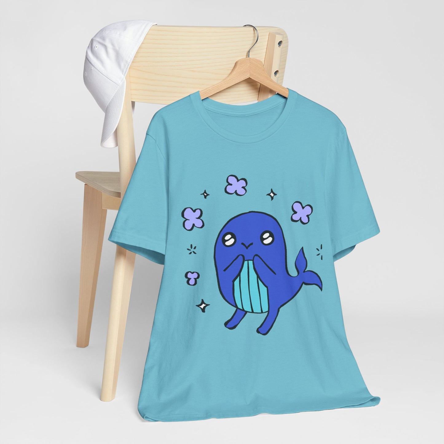 Lovey Dovey Whale Short Sleeve Tee