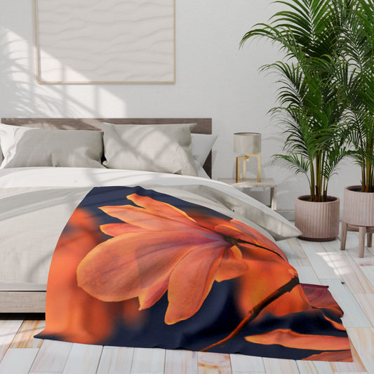 Flower Background Arctic Fleece Blanket - Eccentricity Emporium LLC