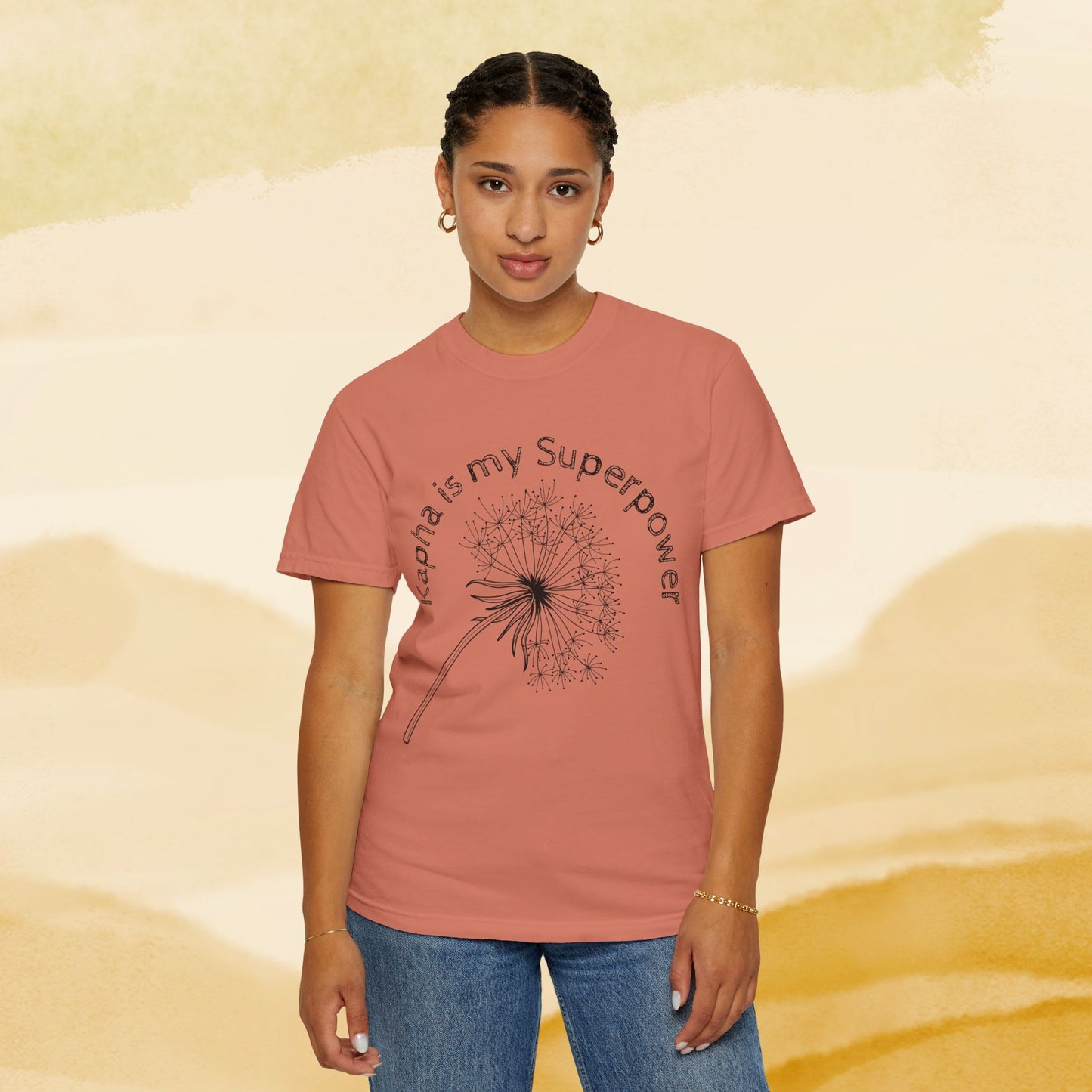 Kapha Is My Superpower – Grounded Elemental Tee