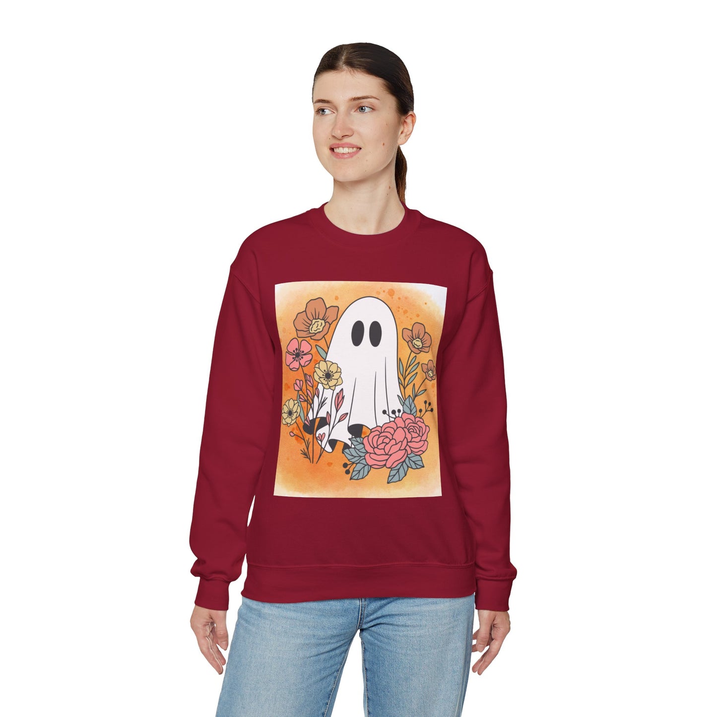 Ghosty Unisex Heavy Blend™ Crewneck Sweatshirt