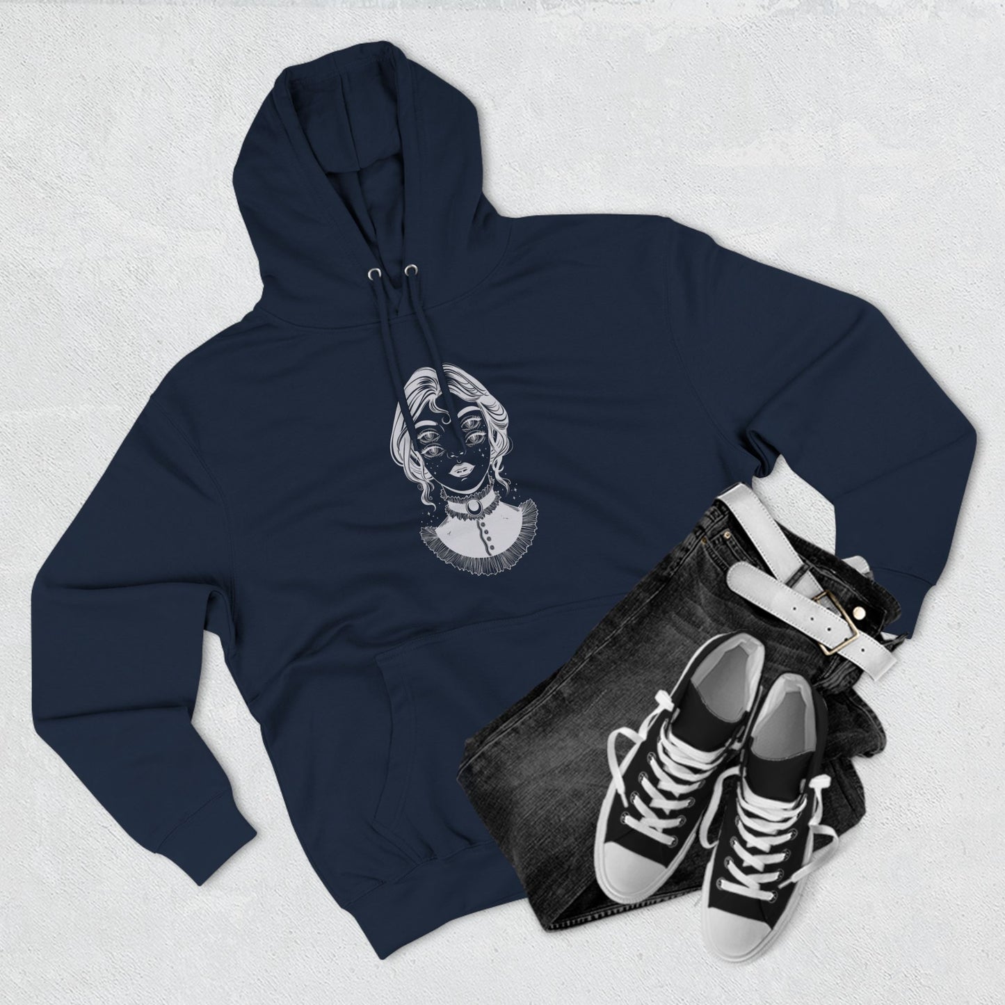 Lady in the Dark Three-Panel Fleece Hoodie