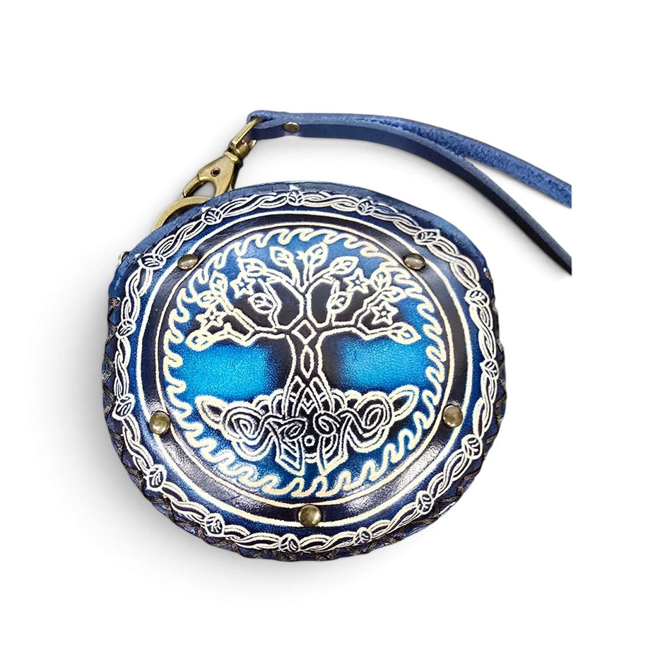 Tree of Life Leather Wristlet & Coin Purse