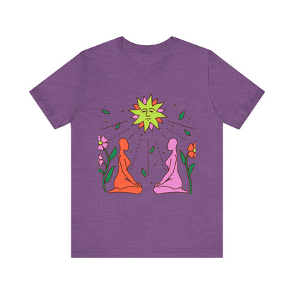 Psychedelic Couple Short Sleeve T-Shirt