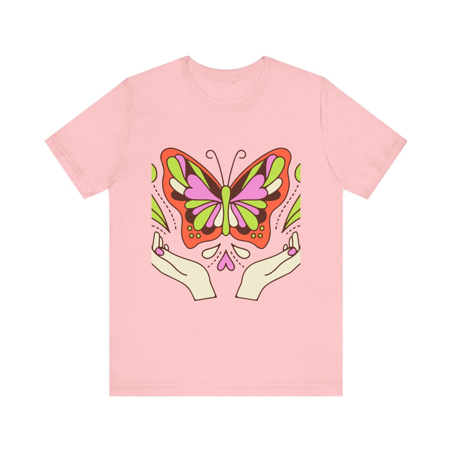 Psychedelic Butterfly Short Sleeve T-Shirt