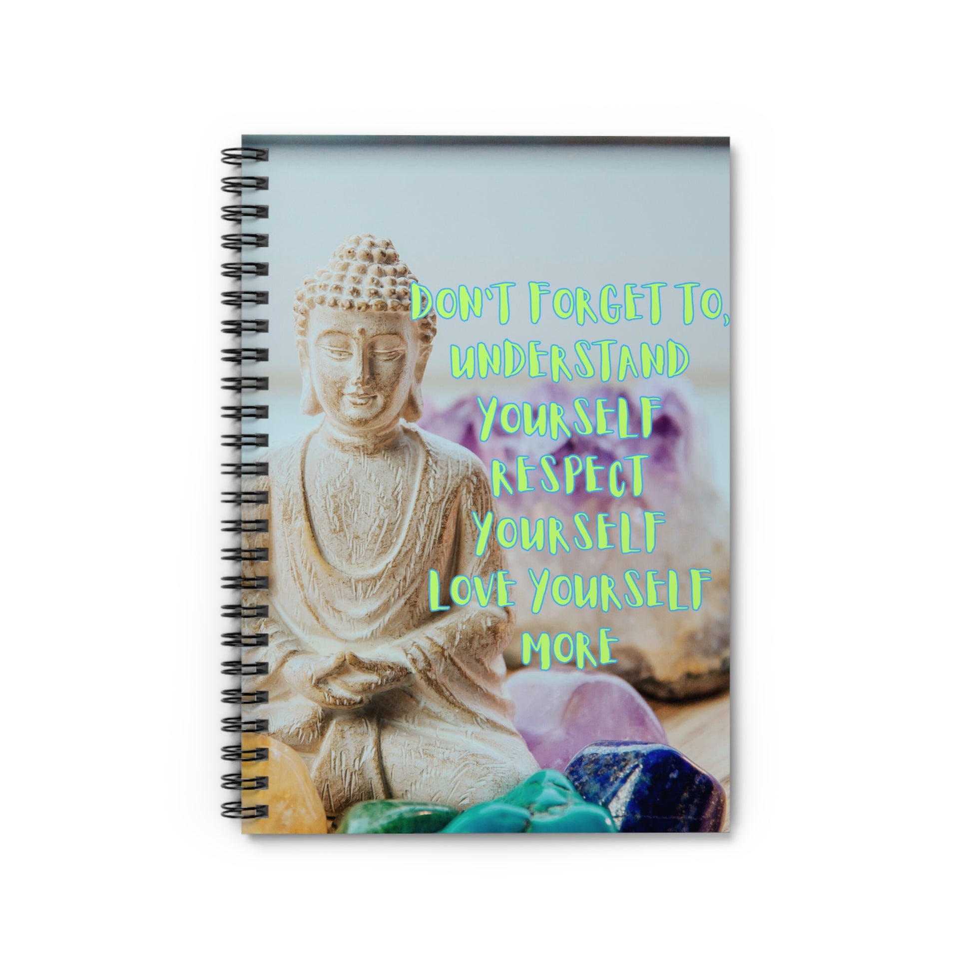 Buddha Spiral Notebook - Ruled Line - Eccentricity Emporium LLC