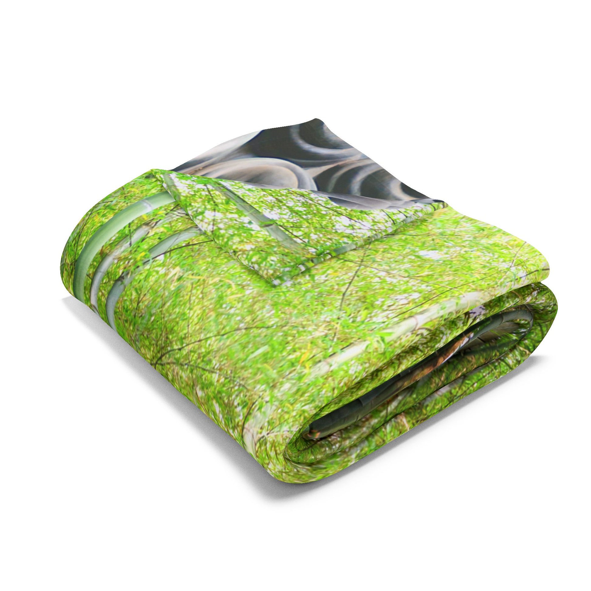 Buddha Statue Arctic Fleece Blanket - Eccentricity Emporium LLC