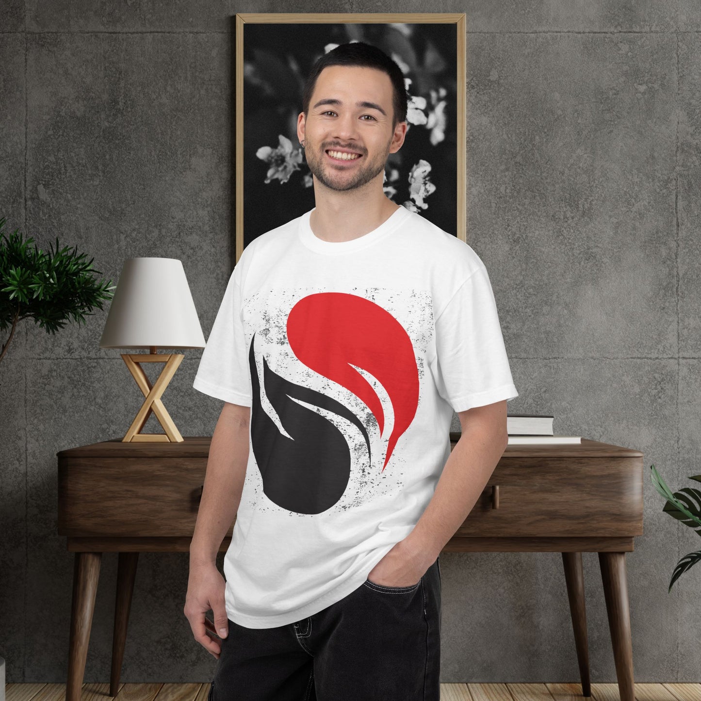 The Ignited Balance Tee | Distressed Yin Yang Graphic T-Shirt