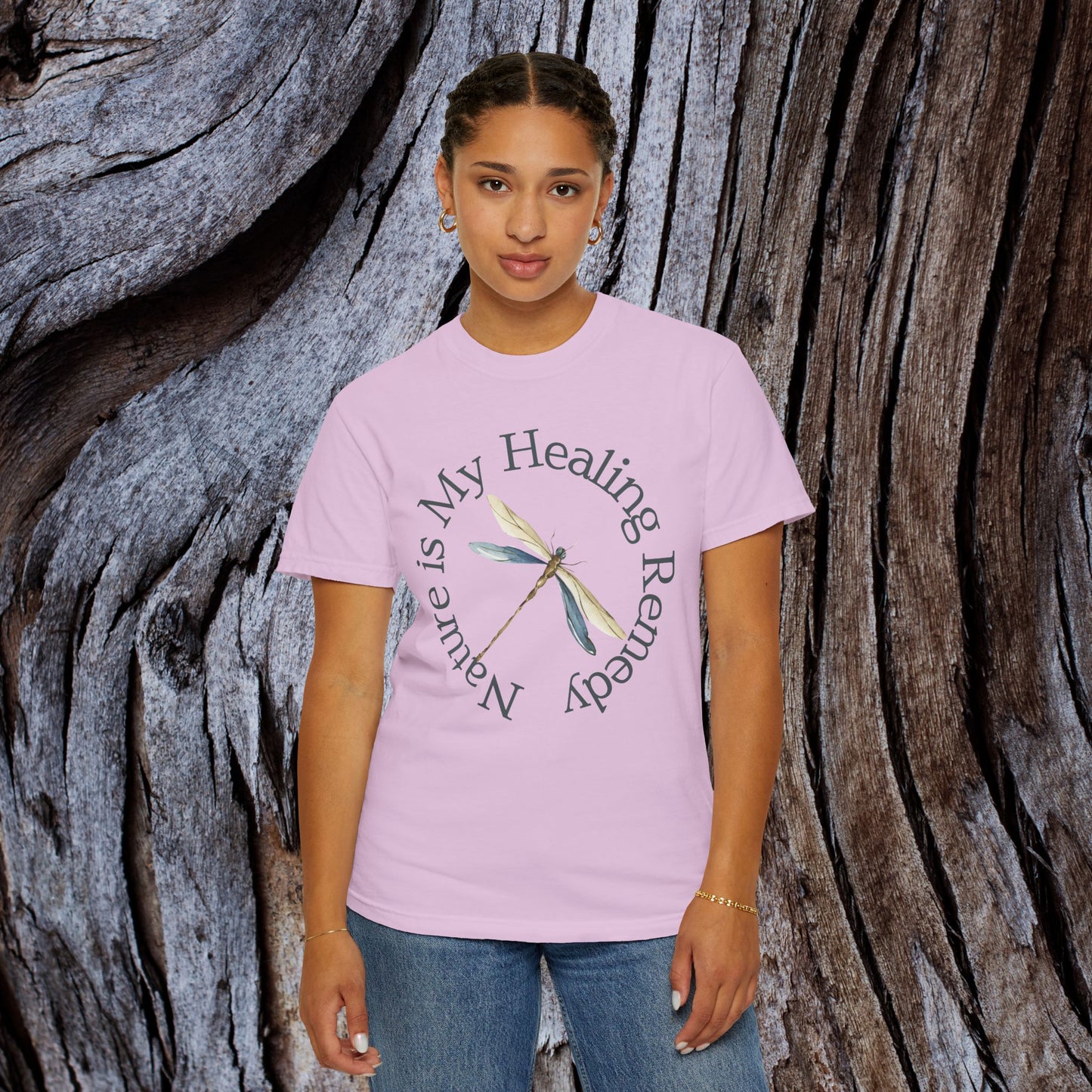 Nature Is My Medicine Tee – Herbalist Aesthetic & Earth Healing Graphic Shirt