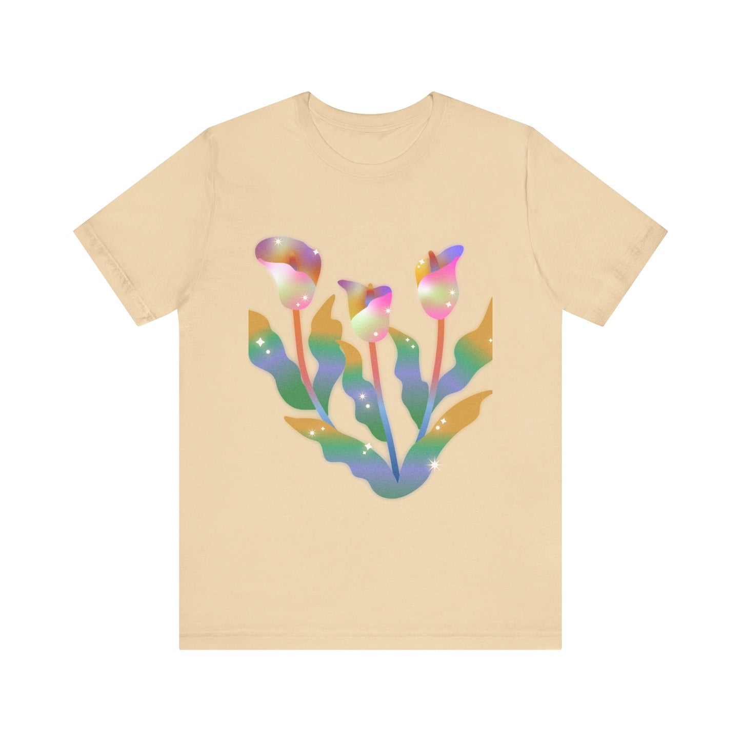 Psychedelic Flowers Short Sleeve T-Shirt