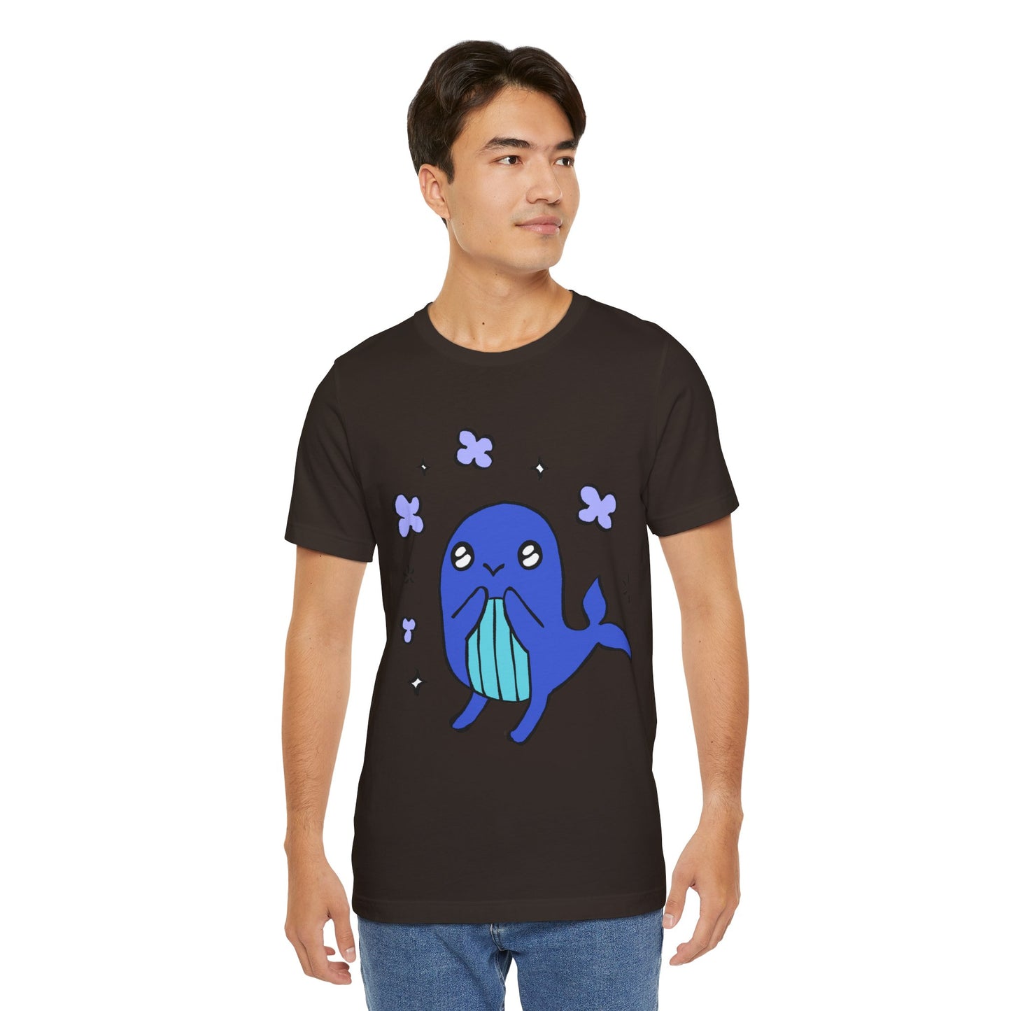 Lovey Dovey Whale Short Sleeve Tee