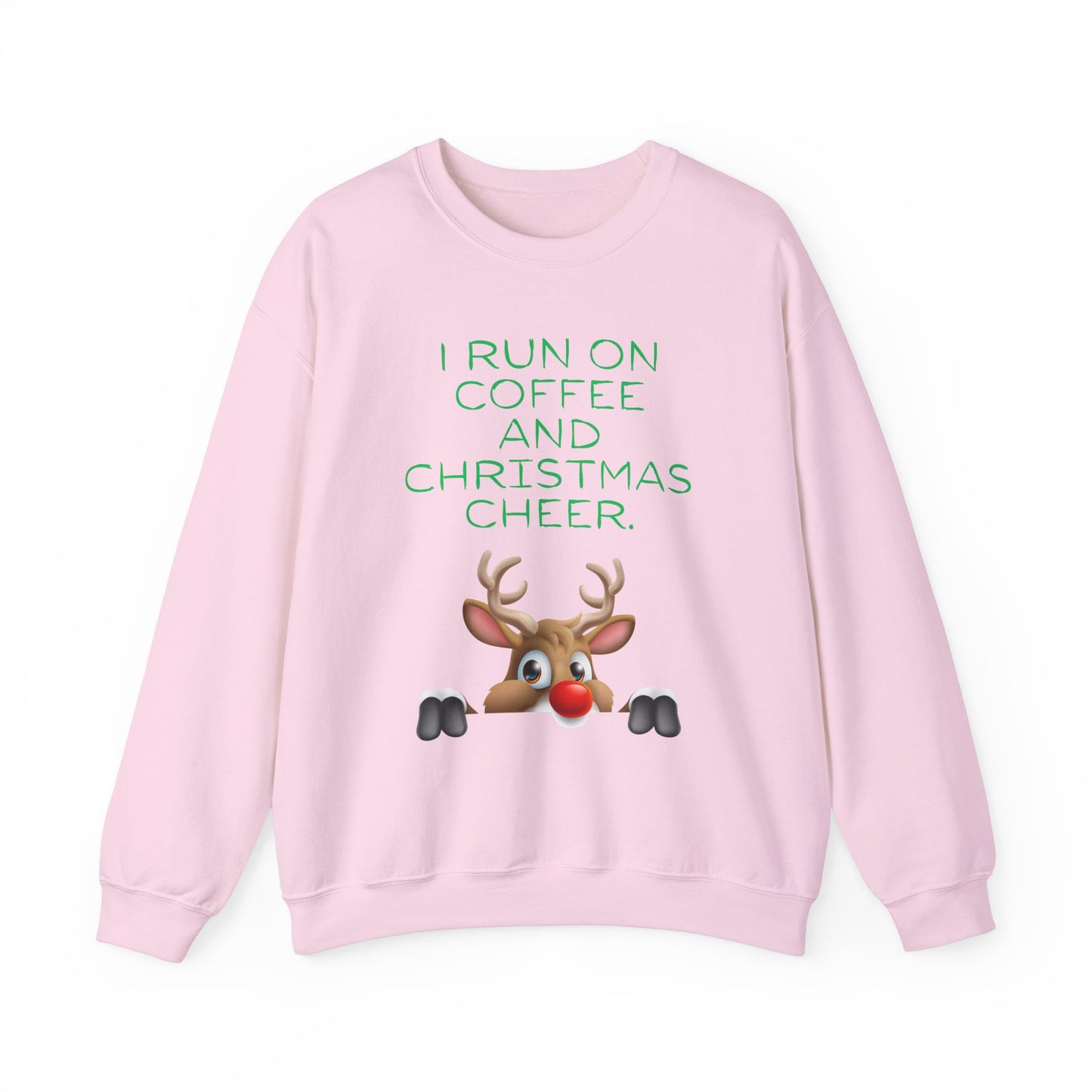 Coffee and Christmas Cheer Unisex Heavy Blend™ Crewneck Sweatshirt