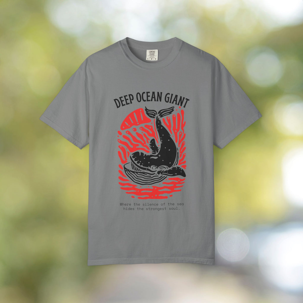 The Deep Ocean Giant Tee | Vintage Mythic Sea Creature Graphic