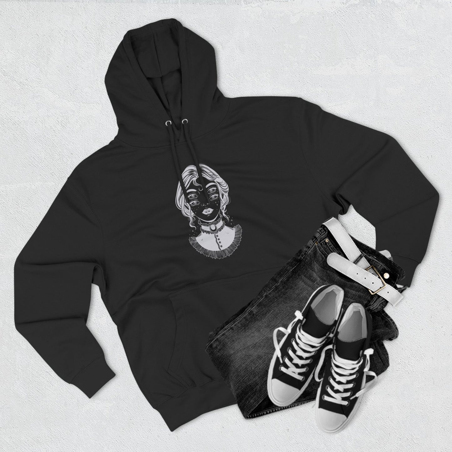 Lady in the Dark Three-Panel Fleece Hoodie