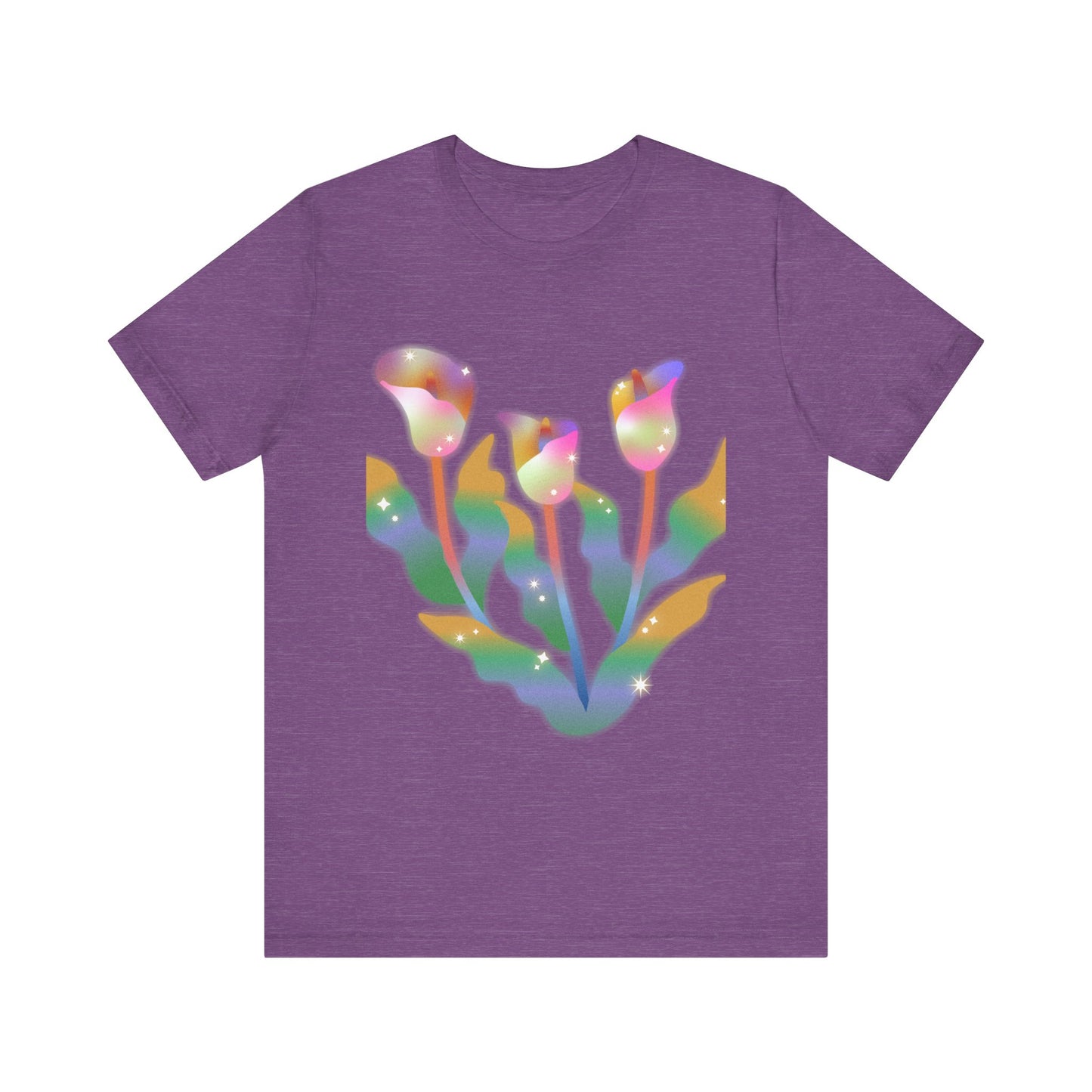 Psychedelic Flowers Short Sleeve T-Shirt