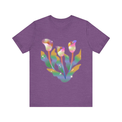 Psychedelic Flowers Short Sleeve T-Shirt