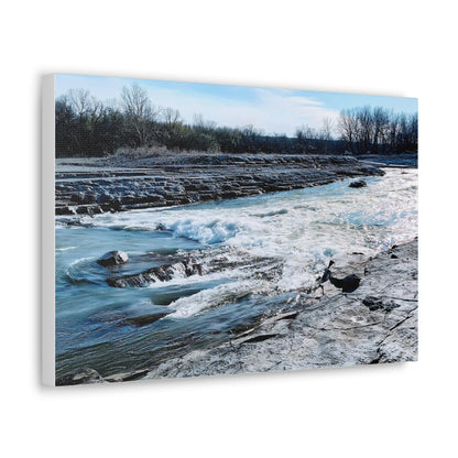 River Waves Canvas Gallery Wraps