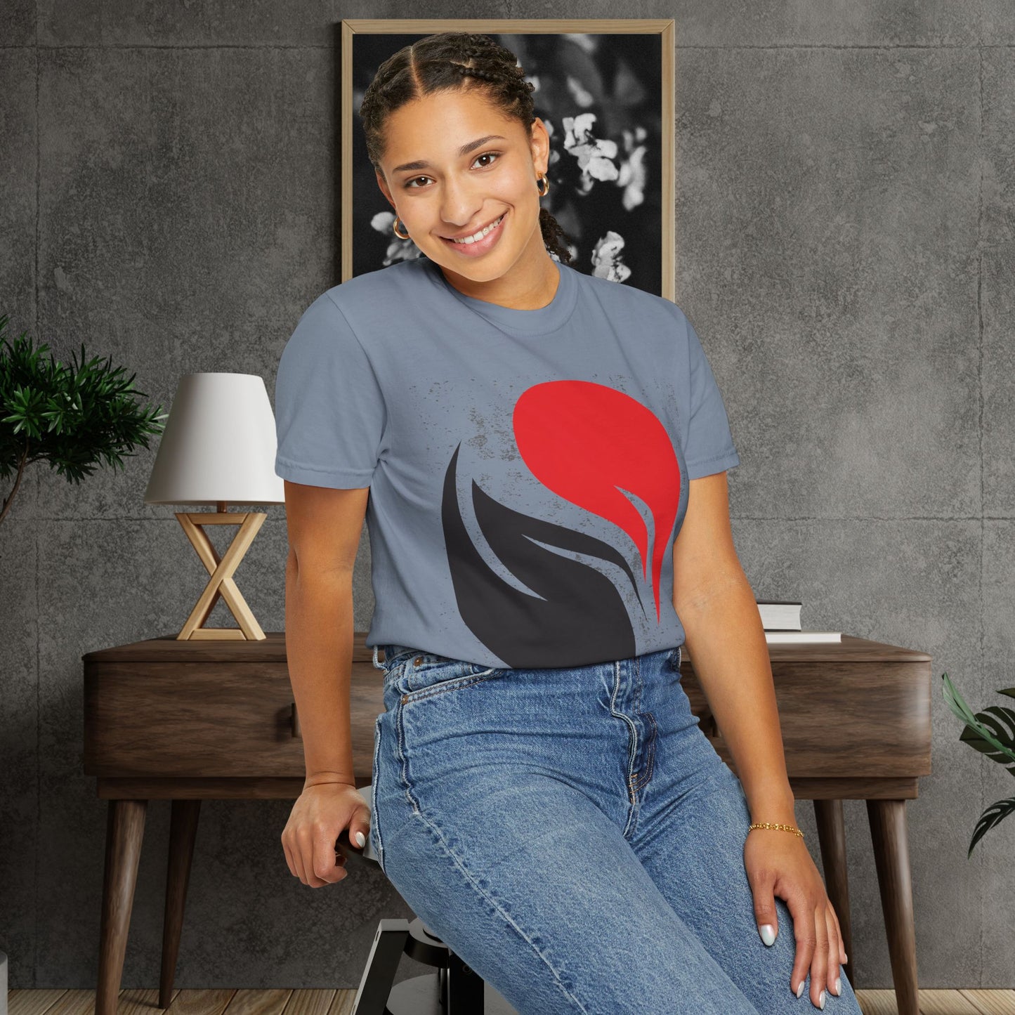 The Ignited Balance Tee | Distressed Yin Yang Graphic T-Shirt