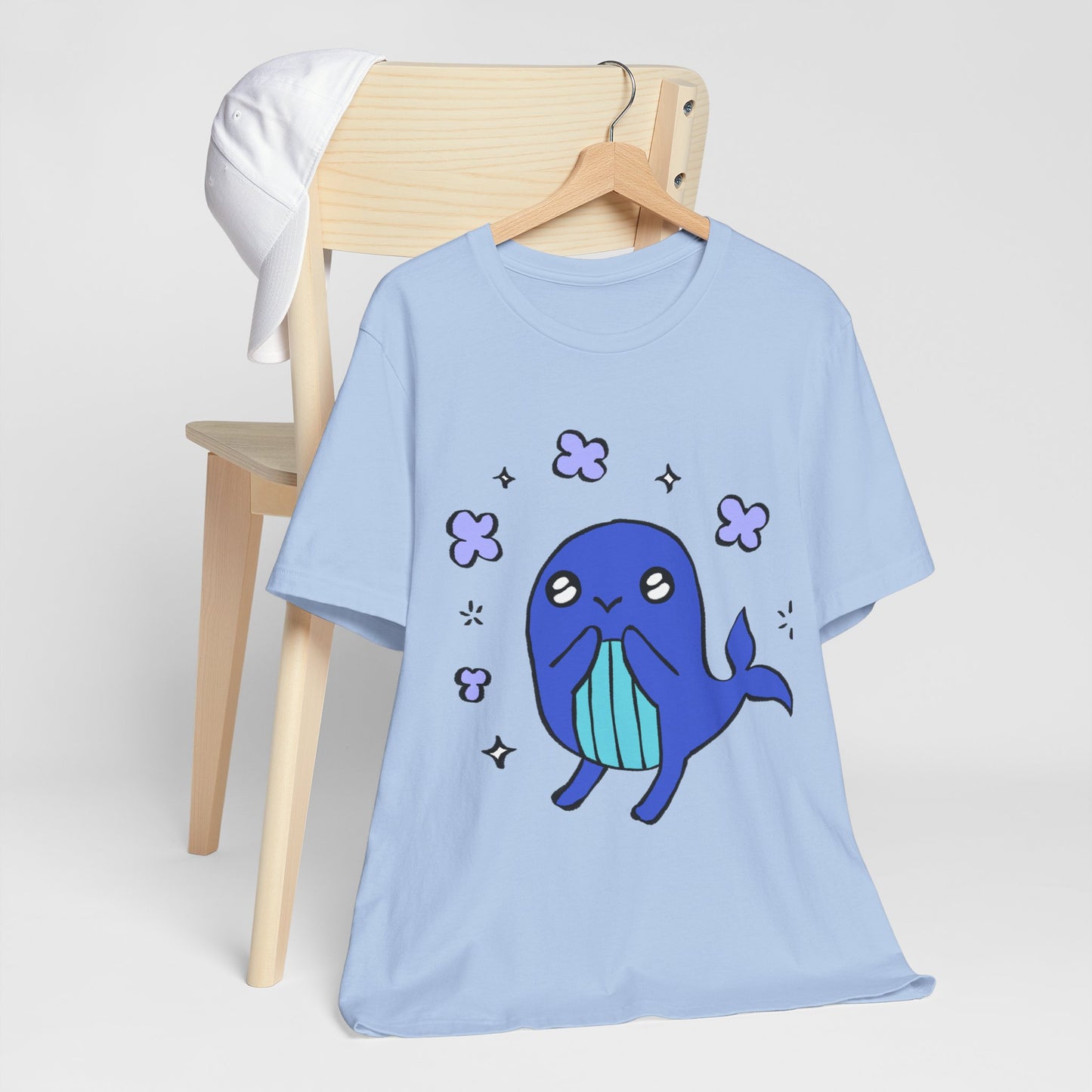 Lovey Dovey Whale Short Sleeve Tee