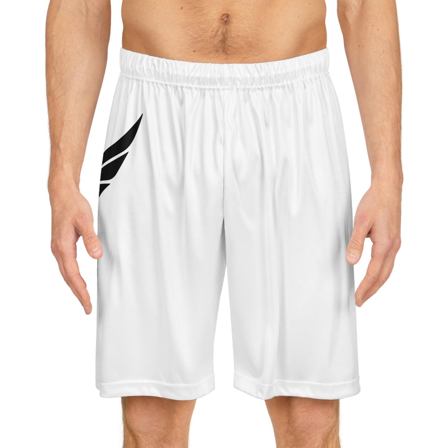 Black Eagle Basketball Shorts (AOP) - Eccentricity Emporium LLC