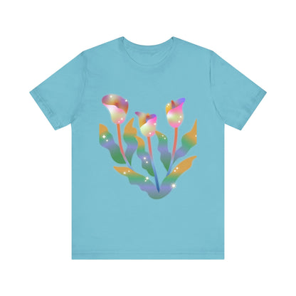 Psychedelic Flowers Short Sleeve T-Shirt