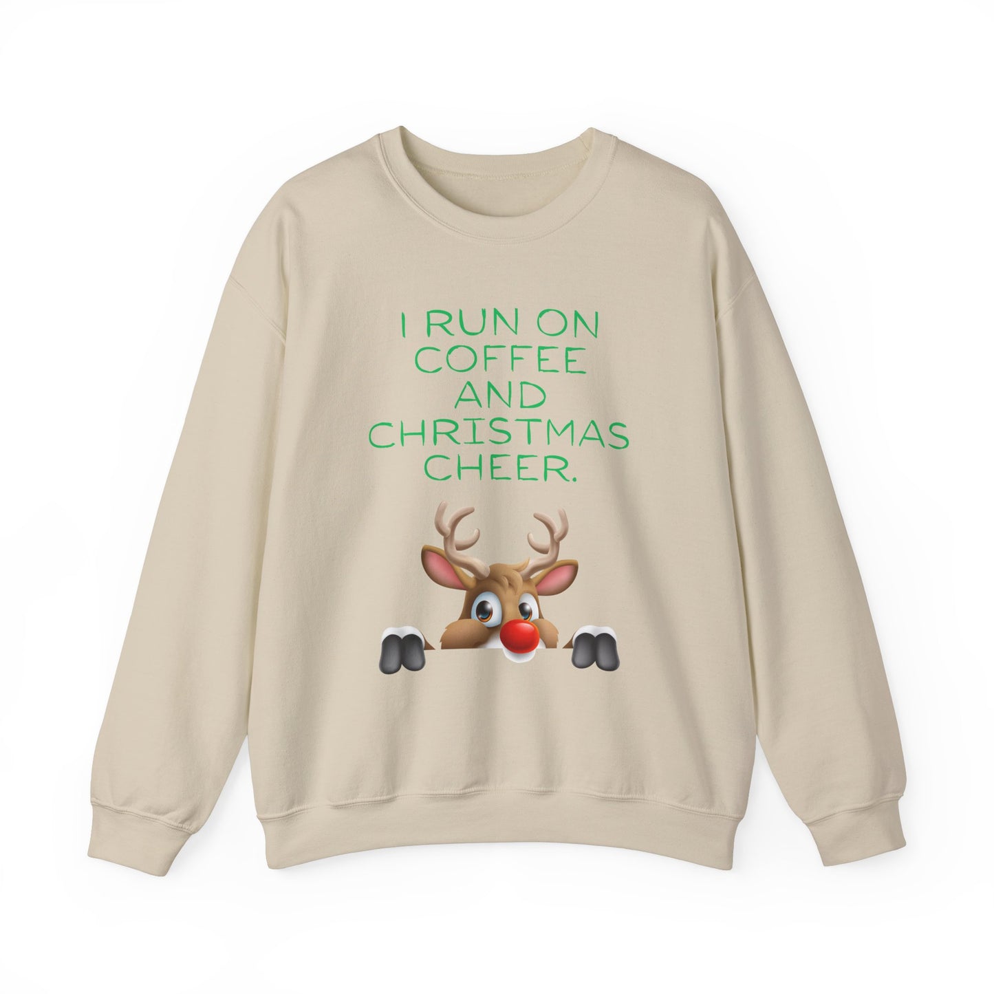 Coffee and Christmas Cheer Unisex Heavy Blend™ Crewneck Sweatshirt