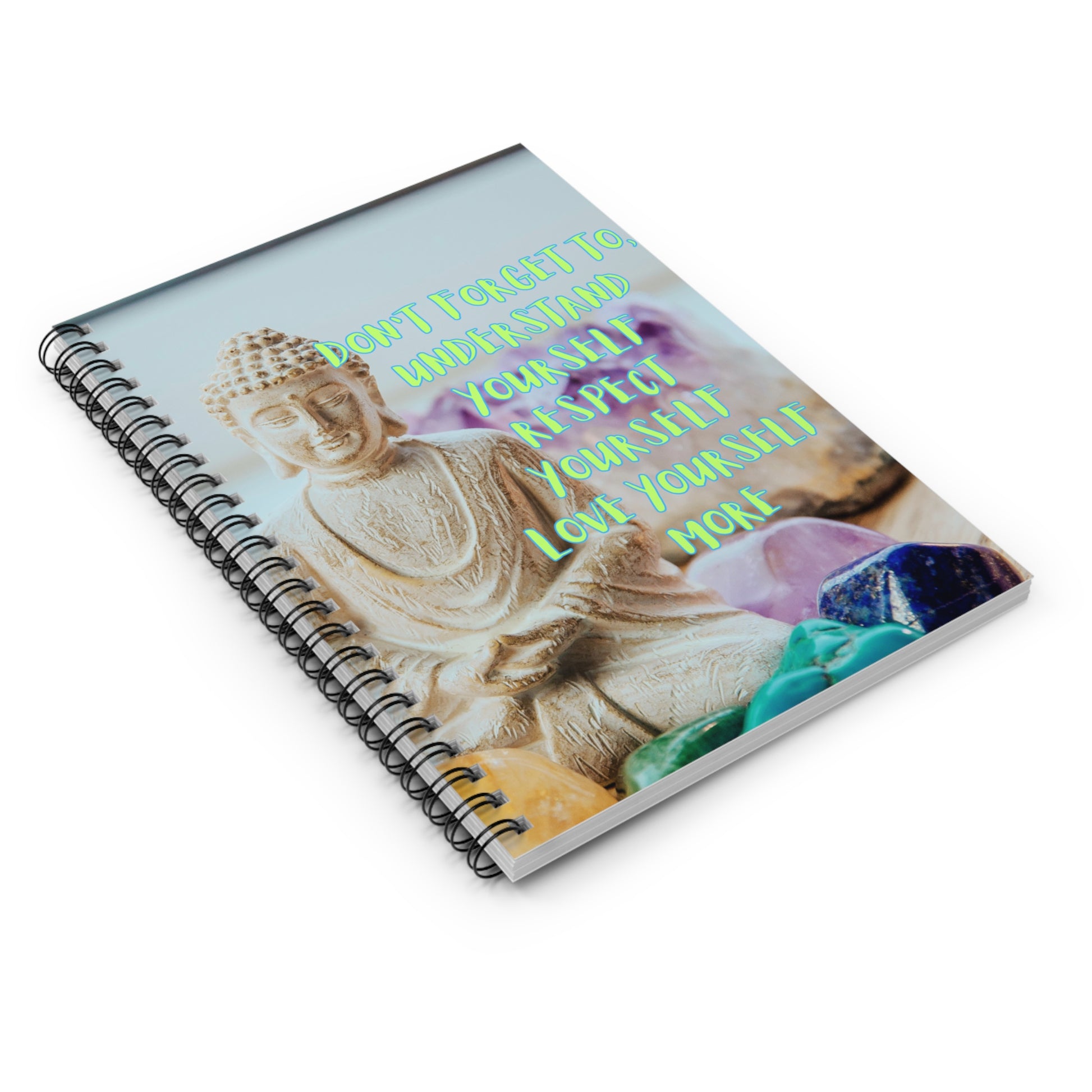 Buddha Spiral Notebook - Ruled Line - Eccentricity Emporium LLC