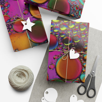 Psychedelic Bubbles Gift Wrap Papers