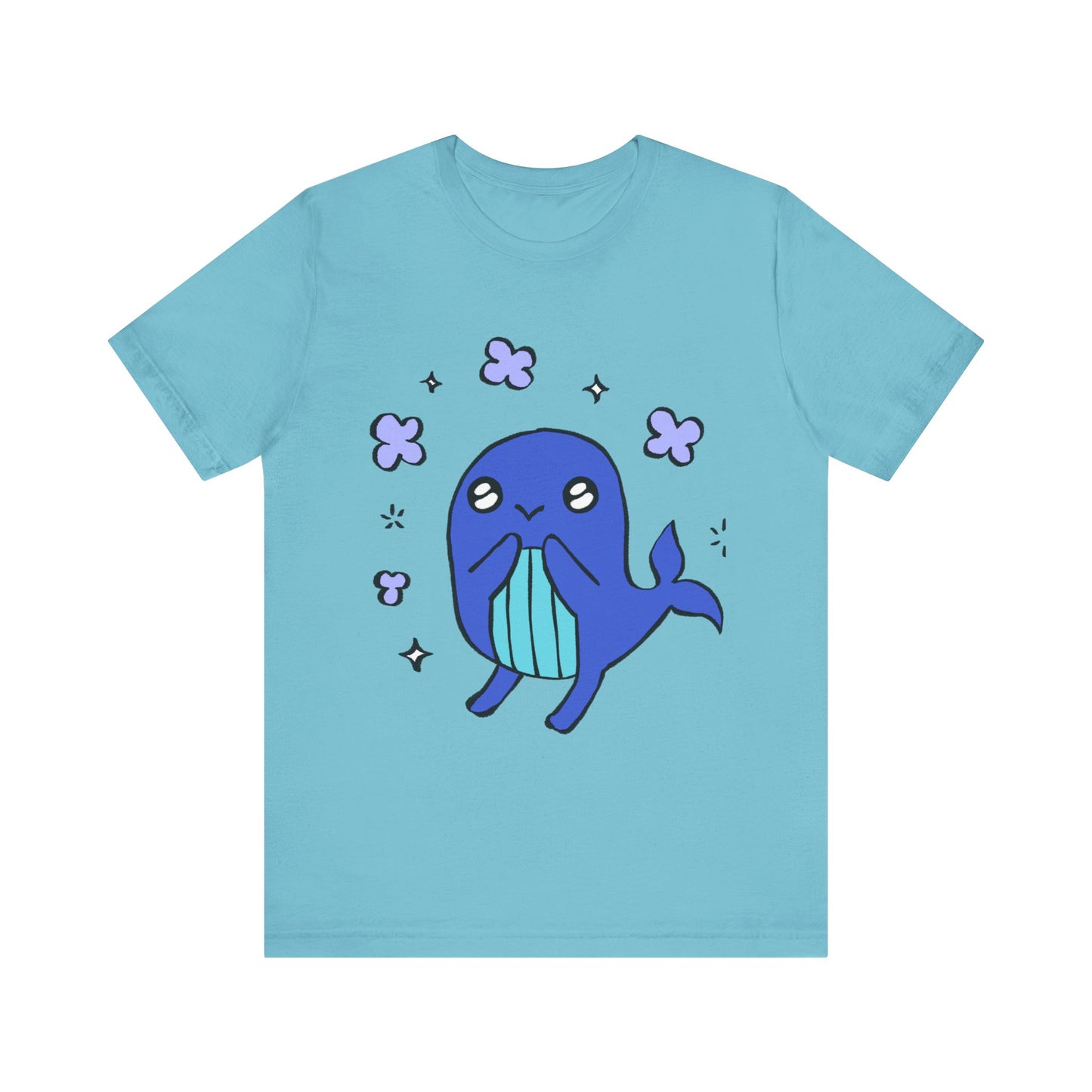 Lovey Dovey Whale Short Sleeve Tee