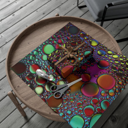 Psychedelic Bubbles Gift Wrap Papers