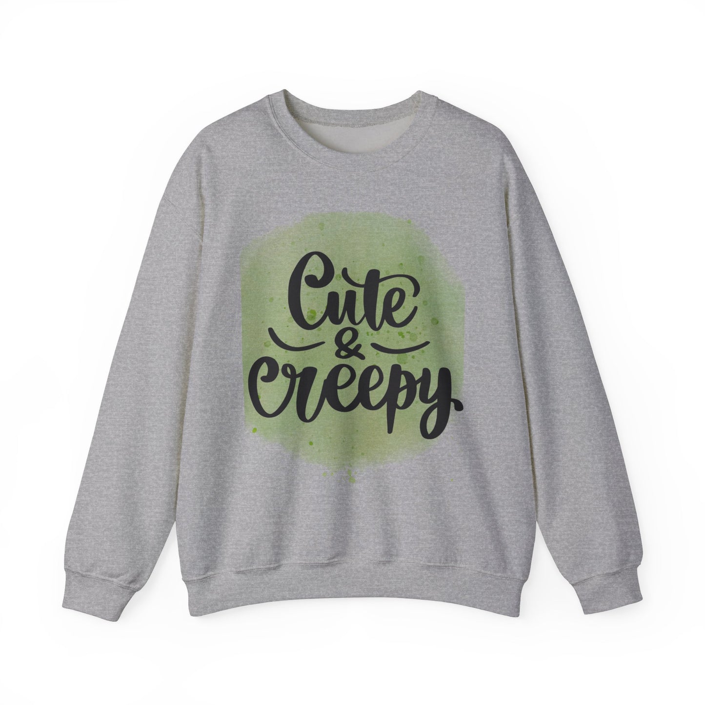 Cute & Creepy Unisex Heavy Blend Cotton Crewneck Sweatshirt