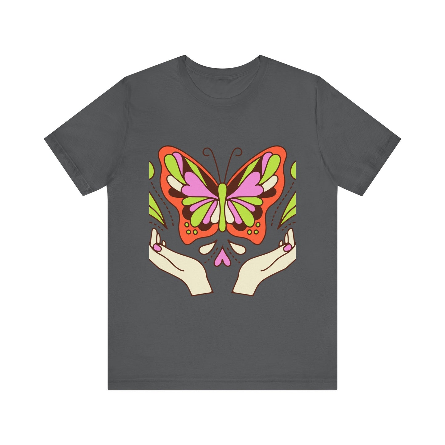 Psychedelic Butterfly Short Sleeve T-Shirt