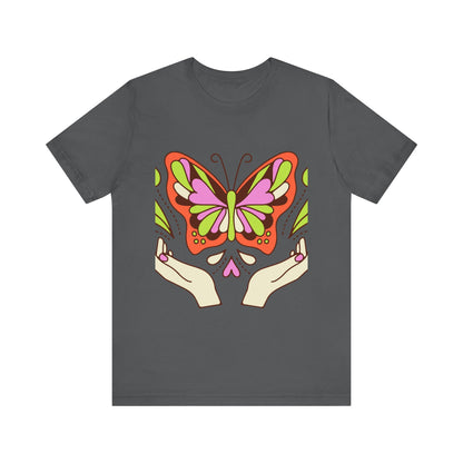 Psychedelic Butterfly Short Sleeve T-Shirt