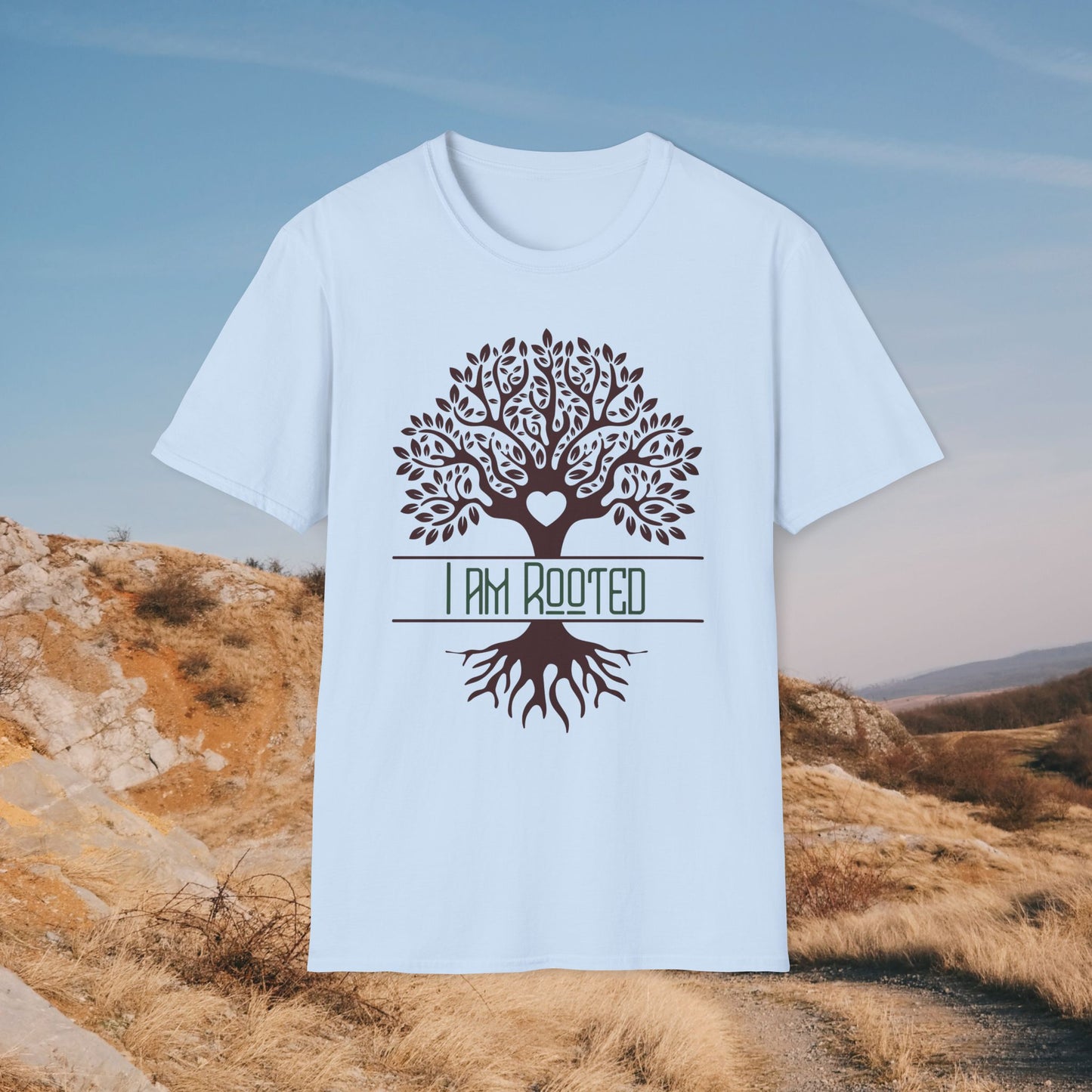 I Am Rooted – Botanical Affirmation Tee