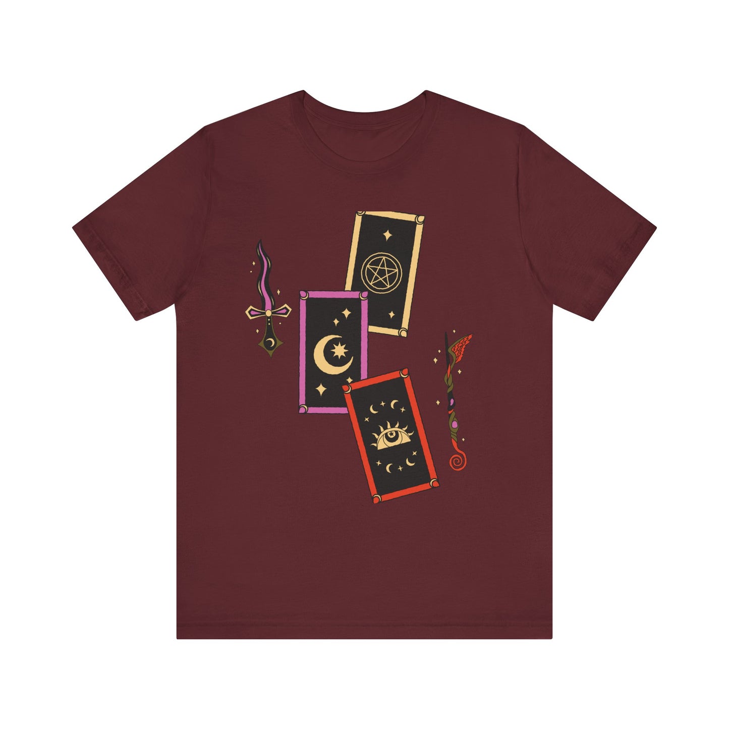 Tarot Card Short Sleeve T-Shirt