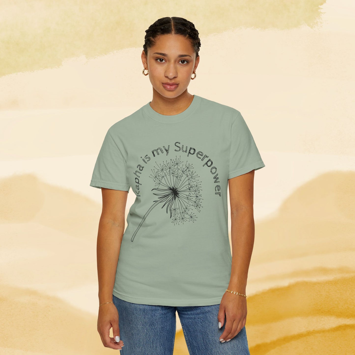 Kapha Is My Superpower – Grounded Elemental Tee