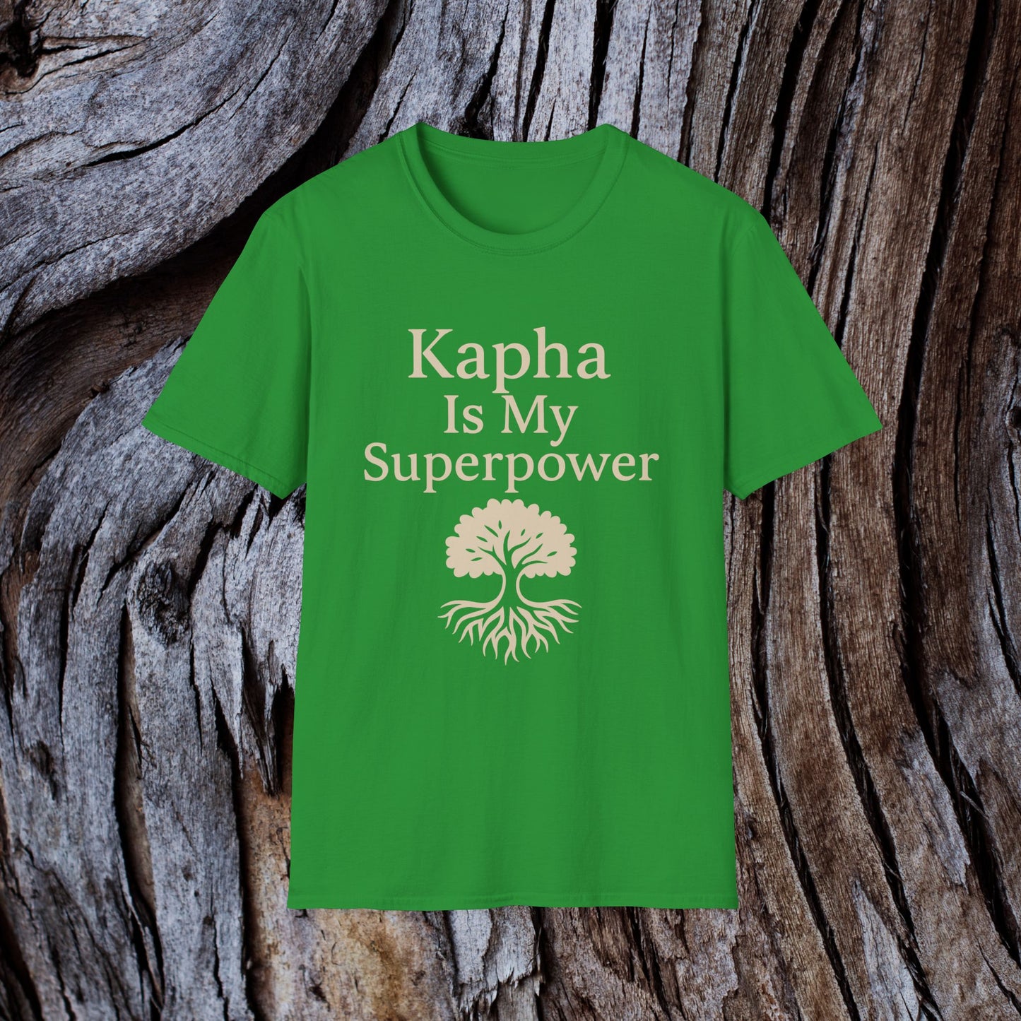 Kapha Is My Superpower – Grounded Elemental Tee