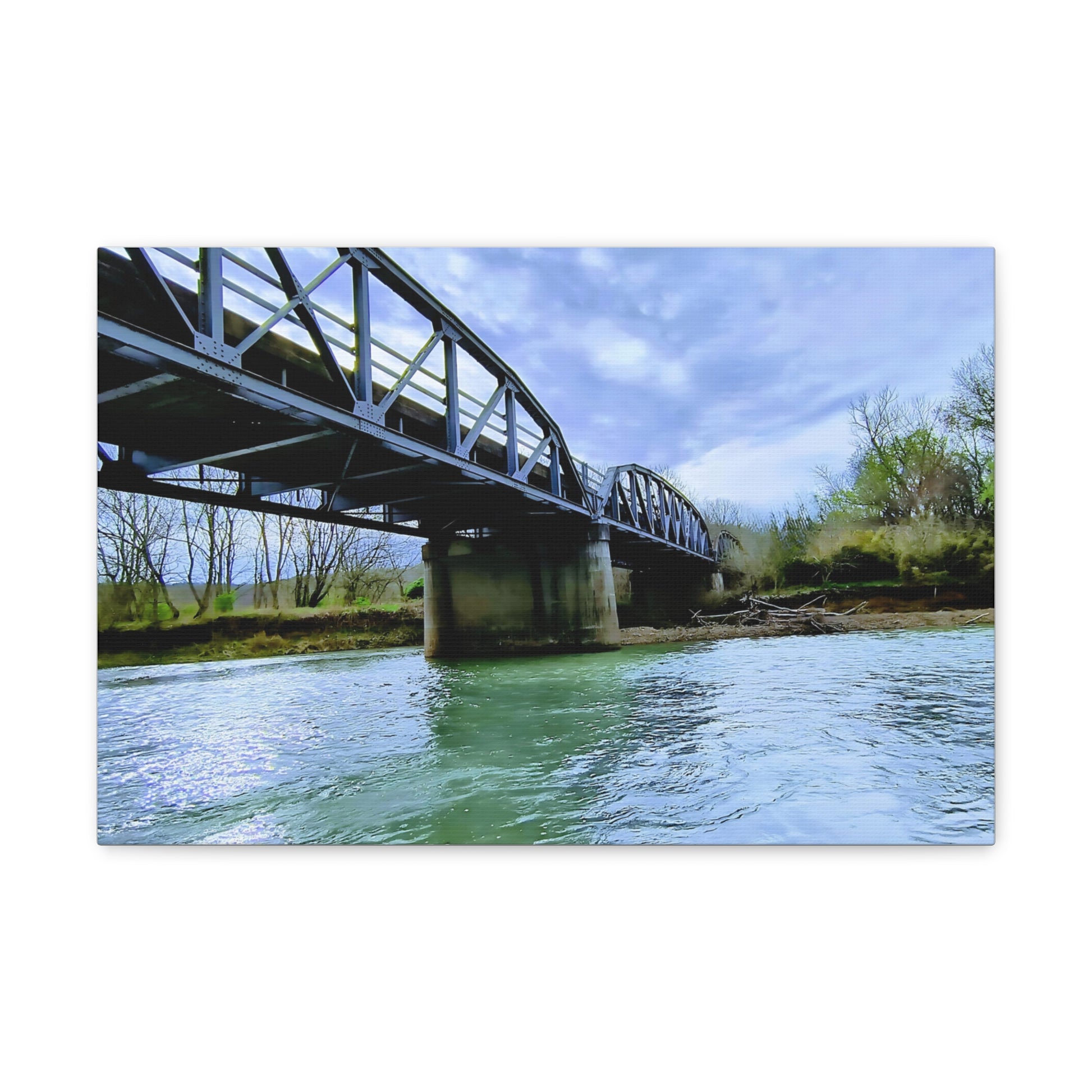 Old River Bridge Canvas Gallery Wraps - Eccentricity Emporium LLC