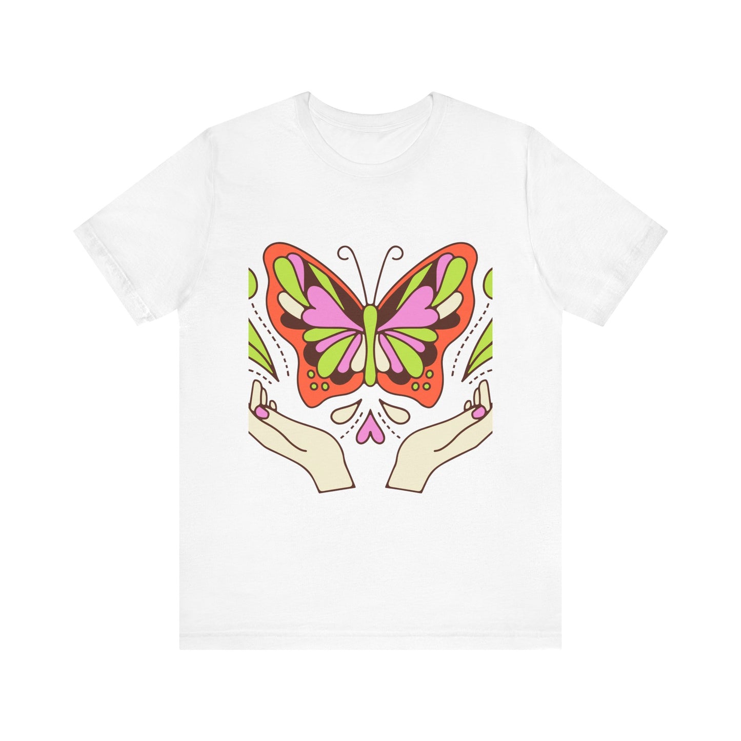 Psychedelic Butterfly Short Sleeve T-Shirt