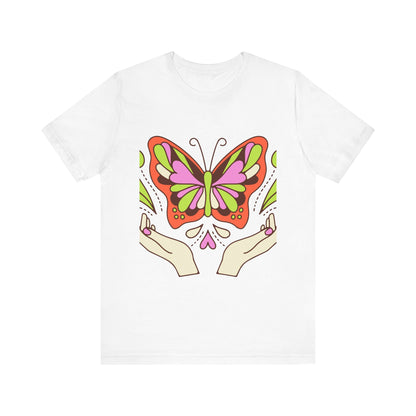 Psychedelic Butterfly Short Sleeve T-Shirt